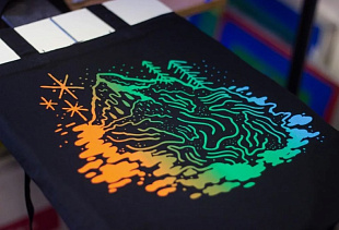 Шелкография гелем