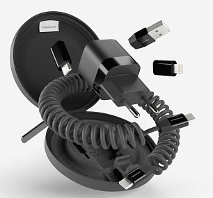 Зарядное устройство Vonmahlen Allroundo GaN, черное